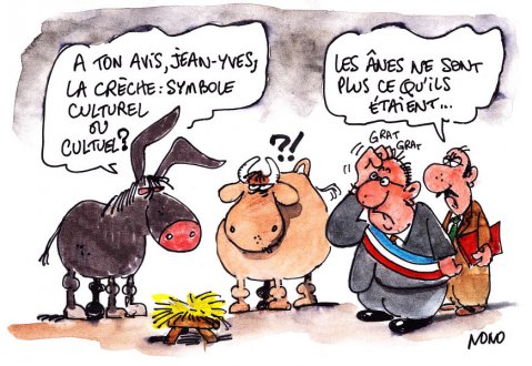 Une crèche dans un hôtel de ville ?