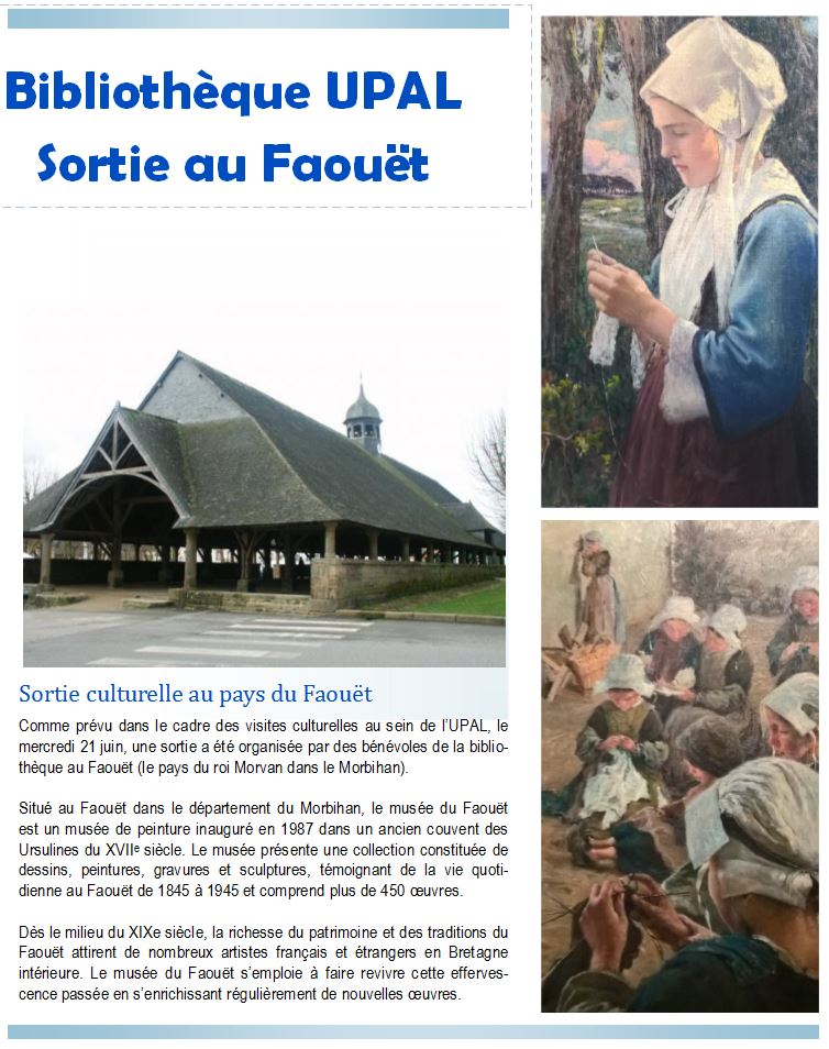 Bibliothèque Sortie au Faouët