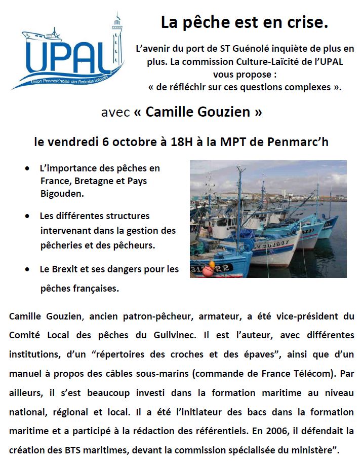 Intervention de Camille Gouzien sur la pêche