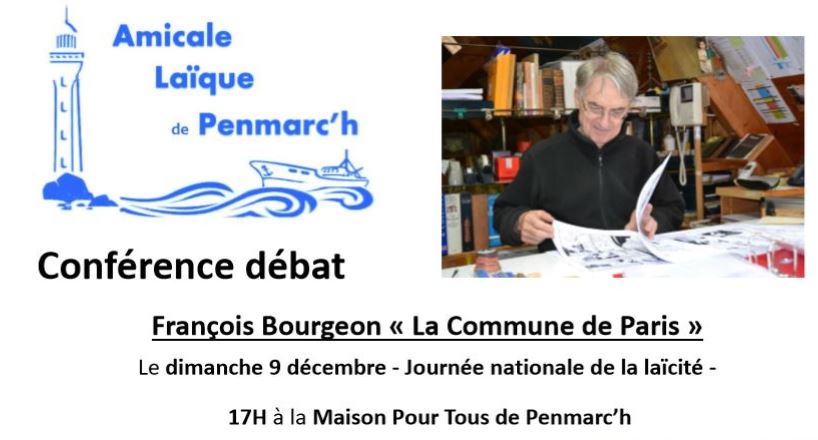 Conférence débat avec François Bourgeon le dimanche 9 décembre 2018
