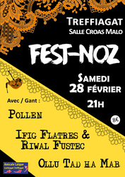 Fest-noz samedi 28 février à Tréffiagat