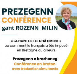 Prezegenn gant Rozenn Milin d&rsquo;ar sul 8 a viz Meurzh